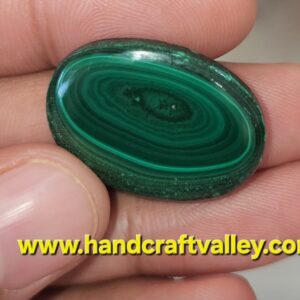 malachite cabochon pure green big size