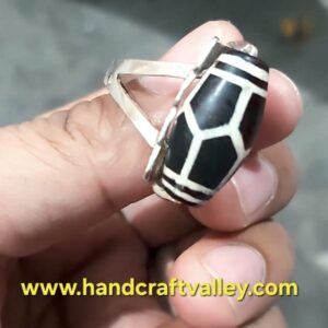 Dzi bead ring new