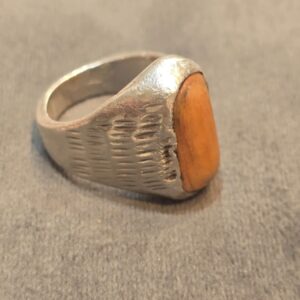 coral very old ring rare good condition