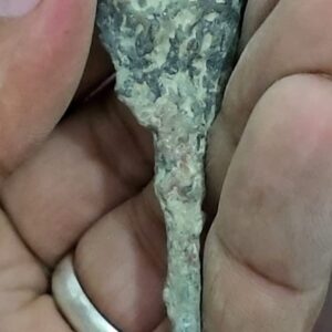 Ancient bronze spoon